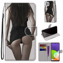 Load image into Gallery viewer, Coloured Drawing Cross Texture Horizontal Flip PU Leather Case with Holder &amp; Card Slots &amp; Wallet &amp; Lanyard, For Nokia G20 / G10 / 6.3, For Samsung Galaxy A22 4G