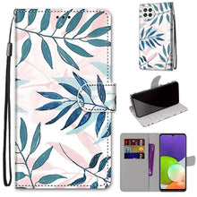 Load image into Gallery viewer, Coloured Drawing Cross Texture Horizontal Flip PU Leather Case with Holder &amp; Card Slots &amp; Wallet &amp; Lanyard, For Nokia G20 / G10 / 6.3, For Samsung Galaxy A22 4G