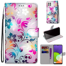 Load image into Gallery viewer, Coloured Drawing Cross Texture Horizontal Flip PU Leather Case with Holder &amp; Card Slots &amp; Wallet &amp; Lanyard, For Nokia G20 / G10 / 6.3, For Samsung Galaxy A22 4G