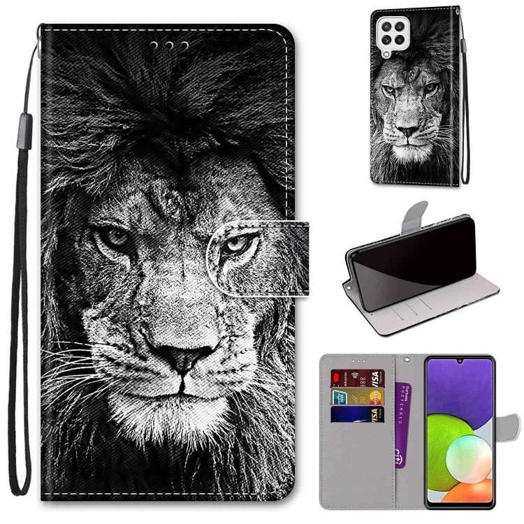 Coloured Drawing Cross Texture Horizontal Flip PU Leather Case with Holder & Card Slots & Wallet & Lanyard, For Nokia G20 / G10 / 6.3, For Samsung Galaxy A22 4G
