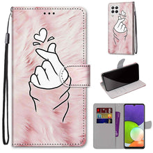 Load image into Gallery viewer, Coloured Drawing Cross Texture Horizontal Flip PU Leather Case with Holder &amp; Card Slots &amp; Wallet &amp; Lanyard, For Nokia G20 / G10 / 6.3, For Samsung Galaxy A22 4G