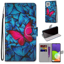 Load image into Gallery viewer, Coloured Drawing Cross Texture Horizontal Flip PU Leather Case with Holder &amp; Card Slots &amp; Wallet &amp; Lanyard, For Nokia G20 / G10 / 6.3, For Samsung Galaxy A22 4G