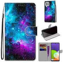 Load image into Gallery viewer, Coloured Drawing Cross Texture Horizontal Flip PU Leather Case with Holder &amp; Card Slots &amp; Wallet &amp; Lanyard, For Nokia G20 / G10 / 6.3, For Samsung Galaxy A22 4G
