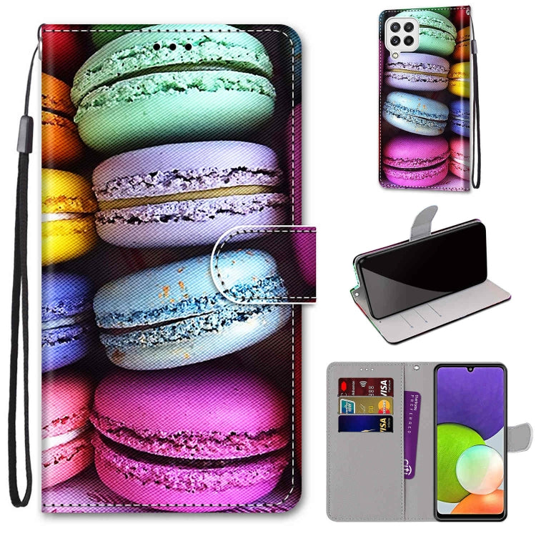 Coloured Drawing Cross Texture Horizontal Flip PU Leather Case with Holder & Card Slots & Wallet & Lanyard, For Nokia G20 / G10 / 6.3, For Samsung Galaxy A22 4G