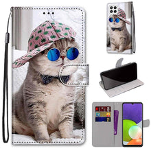 Load image into Gallery viewer, Coloured Drawing Cross Texture Horizontal Flip PU Leather Case with Holder &amp; Card Slots &amp; Wallet &amp; Lanyard, For Nokia G20 / G10 / 6.3, For Samsung Galaxy A22 4G