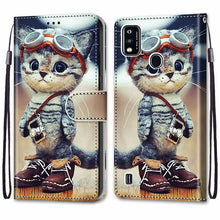 Load image into Gallery viewer, Coloured Drawing Cross Texture Horizontal Flip PU Leather Case with Holder &amp; Card Slots &amp; Wallet &amp; Lanyard, For ZTE Blade A51, For ZTE Blade A71