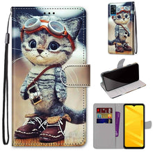 Load image into Gallery viewer, Coloured Drawing Cross Texture Horizontal Flip PU Leather Case with Holder &amp; Card Slots &amp; Wallet &amp; Lanyard, For ZTE Blade A51, For ZTE Blade A71