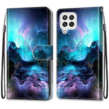 Load image into Gallery viewer, Coloured Drawing Cross Texture Horizontal Flip PU Leather Case with Holder &amp; Card Slots &amp; Wallet &amp; Lanyard, For Samsung Galaxy A22 4G, For Samsung Galaxy A22 5G