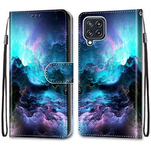 Load image into Gallery viewer, Coloured Drawing Cross Texture Horizontal Flip PU Leather Case with Holder &amp; Card Slots &amp; Wallet &amp; Lanyard, For Samsung Galaxy M32, For Samsung Galaxy F22