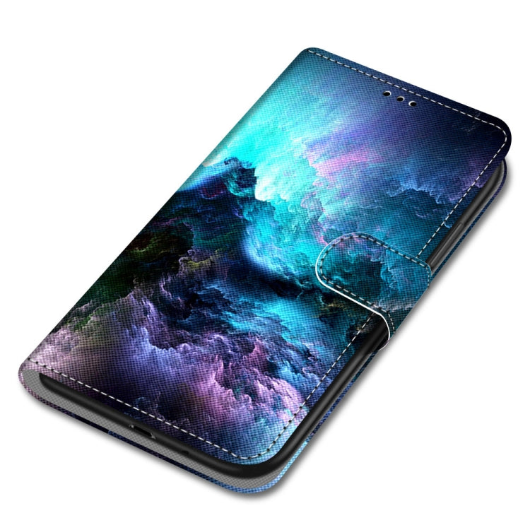 Coloured Drawing Cross Texture Horizontal Flip PU Leather Case with Holder & Card Slots & Wallet & Lanyard, For Samsung Galaxy M32, For Samsung Galaxy F22