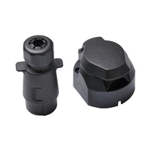 Load image into Gallery viewer, 12V 7-pin Plastic Trailer Connector Socket + Plug EU, A0226