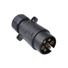Load image into Gallery viewer, 12V 7-pin Plastic Trailer Connector Socket + Plug EU, A0226