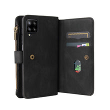 Load image into Gallery viewer, Skin Feel PU + TPU Horizontal Flip Leather Case with Holder &amp; 15 Cards Slot &amp; Wallet &amp; Zipper Pocket &amp; Lanyard, For Samsung Galaxy A42 5G, For Samsung Galaxy A50, For Samsung Galaxy A51 4G, For Samsung Galaxy A51 5G, For Samsung Galaxy A52 5G / 4G     ...