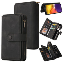 Load image into Gallery viewer, Skin Feel PU + TPU Horizontal Flip Leather Case with Holder &amp; 15 Cards Slot &amp; Wallet &amp; Zipper Pocket &amp; Lanyard, For Samsung Galaxy A42 5G, For Samsung Galaxy A50, For Samsung Galaxy A51 4G, For Samsung Galaxy A51 5G, For Samsung Galaxy A52 5G / 4G     ...