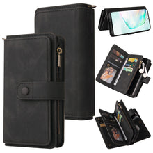 Load image into Gallery viewer, Skin Feel PU + TPU Horizontal Flip Leather Case with Holder &amp; 15 Cards Slot &amp; Wallet &amp; Zipper Pocket &amp; Lanyard, For Samsung Galaxy A42 5G, For Samsung Galaxy A50, For Samsung Galaxy A51 4G, For Samsung Galaxy A51 5G, For Samsung Galaxy A52 5G / 4G     ...
