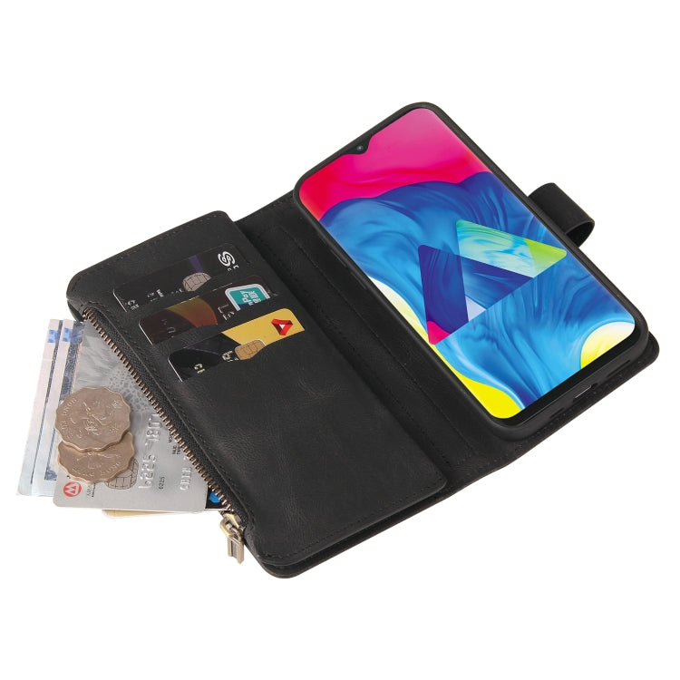 Skin Feel PU + TPU Horizontal Flip Leather Case with Holder & 15 Cards Slot & Wallet & Zipper Pocket & Lanyard, For Samsung Galaxy M10 / A10, For Samsung Galaxy Note20, For Samsung Galaxy Note20 Ultra, For Samsung Galaxy Note10 5G                      ...