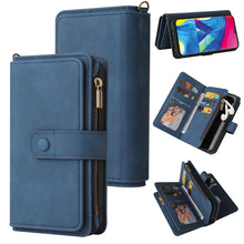 Load image into Gallery viewer, Skin Feel PU + TPU Horizontal Flip Leather Case with Holder &amp; 15 Cards Slot &amp; Wallet &amp; Zipper Pocket &amp; Lanyard, For Samsung Galaxy M10 / A10, For Samsung Galaxy Note20, For Samsung Galaxy Note20 Ultra, For Samsung Galaxy Note10 5G                      ...