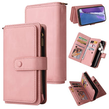 Load image into Gallery viewer, Skin Feel PU + TPU Horizontal Flip Leather Case with Holder &amp; 15 Cards Slot &amp; Wallet &amp; Zipper Pocket &amp; Lanyard, For Samsung Galaxy M10 / A10, For Samsung Galaxy Note20, For Samsung Galaxy Note20 Ultra, For Samsung Galaxy Note10 5G                      ...