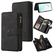 Load image into Gallery viewer, Skin Feel PU + TPU Horizontal Flip Leather Case with Holder &amp; 15 Cards Slot &amp; Wallet &amp; Zipper Pocket &amp; Lanyard, For Samsung Galaxy M10 / A10, For Samsung Galaxy Note20, For Samsung Galaxy Note20 Ultra, For Samsung Galaxy Note10 5G                      ...