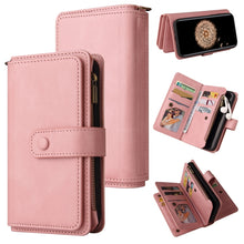 Load image into Gallery viewer, Skin Feel PU + TPU Horizontal Flip Leather Case with Holder &amp; 15 Cards Slot &amp; Wallet &amp; Zipper Pocket &amp; Lanyard, For Samsung Galaxy M10 / A10, For Samsung Galaxy Note20, For Samsung Galaxy Note20 Ultra, For Samsung Galaxy Note10 5G                      ...