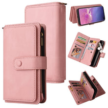 Load image into Gallery viewer, Skin Feel PU + TPU Horizontal Flip Leather Case with Holder &amp; 15 Cards Slot &amp; Wallet &amp; Zipper Pocket &amp; Lanyard, For Samsung Galaxy M10 / A10, For Samsung Galaxy Note20, For Samsung Galaxy Note20 Ultra, For Samsung Galaxy Note10 5G                      ...