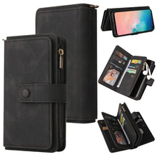Load image into Gallery viewer, Skin Feel PU + TPU Horizontal Flip Leather Case with Holder &amp; 15 Cards Slot &amp; Wallet &amp; Zipper Pocket &amp; Lanyard, For Samsung Galaxy M10 / A10, For Samsung Galaxy Note20, For Samsung Galaxy Note20 Ultra, For Samsung Galaxy Note10 5G                      ...