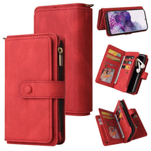 Load image into Gallery viewer, Skin Feel PU + TPU Horizontal Flip Leather Case with Holder &amp; 15 Cards Slot &amp; Wallet &amp; Zipper Pocket &amp; Lanyard, For Samsung Galaxy M10 / A10, For Samsung Galaxy Note20, For Samsung Galaxy Note20 Ultra, For Samsung Galaxy Note10 5G                      ...