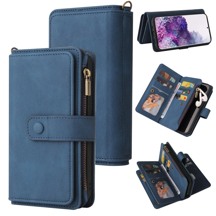 Skin Feel PU + TPU Horizontal Flip Leather Case with Holder & 15 Cards Slot & Wallet & Zipper Pocket & Lanyard, For Samsung Galaxy M10 / A10, For Samsung Galaxy Note20, For Samsung Galaxy Note20 Ultra, For Samsung Galaxy Note10 5G                      ...