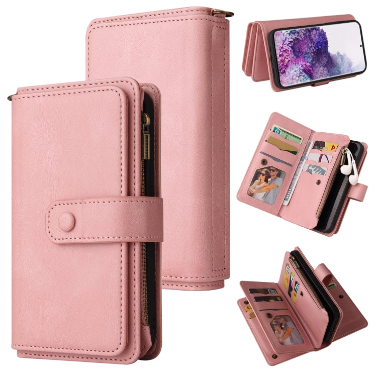 Skin Feel PU + TPU Horizontal Flip Leather Case with Holder & 15 Cards Slot & Wallet & Zipper Pocket & Lanyard, For Samsung Galaxy M10 / A10, For Samsung Galaxy Note20, For Samsung Galaxy Note20 Ultra, For Samsung Galaxy Note10 5G                      ...