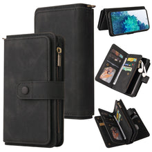 Load image into Gallery viewer, Skin Feel PU + TPU Horizontal Flip Leather Case with Holder &amp; 15 Cards Slot &amp; Wallet &amp; Zipper Pocket &amp; Lanyard, For Samsung Galaxy M10 / A10, For Samsung Galaxy Note20, For Samsung Galaxy Note20 Ultra, For Samsung Galaxy Note10 5G                      ...