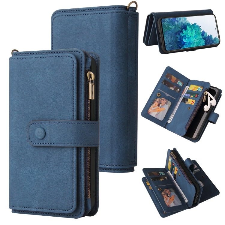 Skin Feel PU + TPU Horizontal Flip Leather Case with Holder & 15 Cards Slot & Wallet & Zipper Pocket & Lanyard, For Samsung Galaxy M10 / A10, For Samsung Galaxy Note20, For Samsung Galaxy Note20 Ultra, For Samsung Galaxy Note10 5G                      ...
