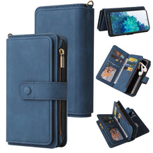 Load image into Gallery viewer, Skin Feel PU + TPU Horizontal Flip Leather Case with Holder &amp; 15 Cards Slot &amp; Wallet &amp; Zipper Pocket &amp; Lanyard, For Samsung Galaxy M10 / A10, For Samsung Galaxy Note20, For Samsung Galaxy Note20 Ultra, For Samsung Galaxy Note10 5G                      ...