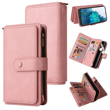 Load image into Gallery viewer, Skin Feel PU + TPU Horizontal Flip Leather Case with Holder &amp; 15 Cards Slot &amp; Wallet &amp; Zipper Pocket &amp; Lanyard, For Samsung Galaxy M10 / A10, For Samsung Galaxy Note20, For Samsung Galaxy Note20 Ultra, For Samsung Galaxy Note10 5G                      ...