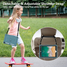 Load image into Gallery viewer, Pure Color PC + Silicone Anti-drop Protective Case with Butterfly Shape Holder &amp; Pen Slot, For iPad 9.7 2018 &amp; 2017 / Pro 9.7 inch / Air 2 / 6, For iPad 10.2 2021 &amp; 2020 &amp; 2019 / Air 3 10.5 inch, For iPad mini 6 2021 / mini 2024                        ...