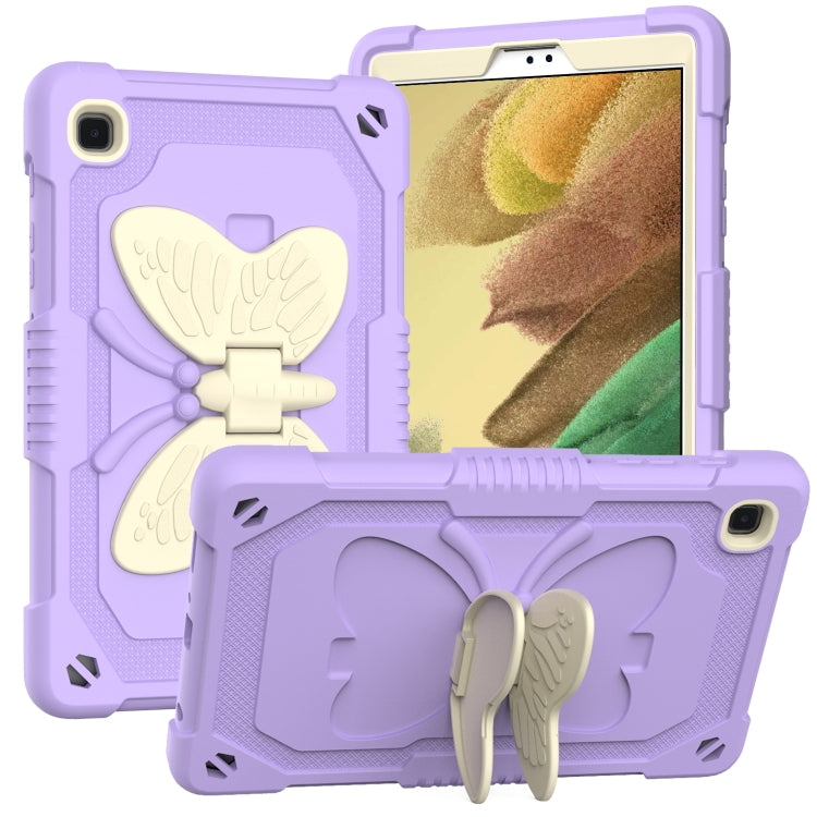 Beige PC + Silicone Anti-drop Protective Case with Butterfly Shape Holder & Pen Slot, For iPad 9.7 2018 & 2017 / Pro 9.7 inch / Air 2 / 6, For iPad 10.2 2021 & 2020 & 2019 / Air 3 10.5 inch, For iPad 10.2 2020 & 2019 / Air 3 10.5 inch                  ...