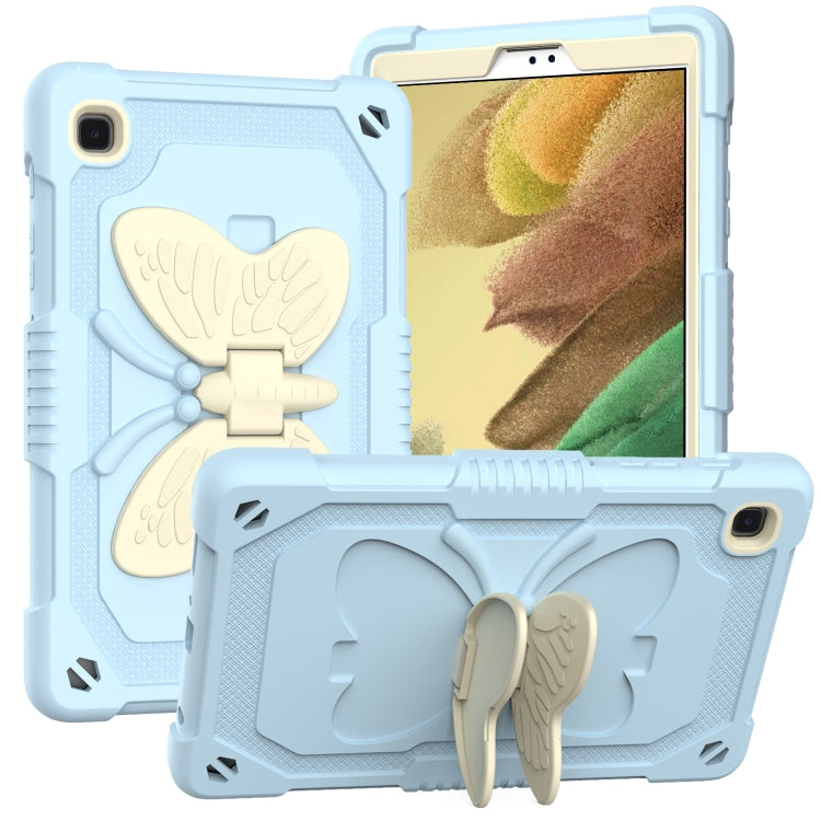 Beige PC + Silicone Anti-drop Protective Case with Butterfly Shape Holder & Pen Slot, For iPad 9.7 2018 & 2017 / Pro 9.7 inch / Air 2 / 6, For iPad 10.2 2021 & 2020 & 2019 / Air 3 10.5 inch, For iPad 10.2 2020 & 2019 / Air 3 10.5 inch                  ...