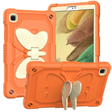 Load image into Gallery viewer, Beige PC + Silicone Anti-drop Protective Case with Butterfly Shape Holder &amp; Pen Slot, For iPad 9.7 2018 &amp; 2017 / Pro 9.7 inch / Air 2 / 6, For iPad 10.2 2021 &amp; 2020 &amp; 2019 / Air 3 10.5 inch, For iPad 10.2 2020 &amp; 2019 / Air 3 10.5 inch                  ...
