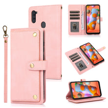 Load image into Gallery viewer, PU + TPU Horizontal Flip Leather Case with Holder &amp; Card Slot &amp; Wallet &amp; Lanyard, For Samsung Galaxy A11, For Samsung Galaxy A21s, For Samsung Galaxy A32 5G, For Samsung Galaxy A51 4G, For Samsung Galaxy A52 5G / 4G, For Samsung Galaxy A71 4G          ...