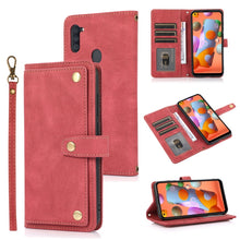 Load image into Gallery viewer, PU + TPU Horizontal Flip Leather Case with Holder &amp; Card Slot &amp; Wallet &amp; Lanyard, For Samsung Galaxy A11, For Samsung Galaxy A21s, For Samsung Galaxy A32 5G, For Samsung Galaxy A51 4G, For Samsung Galaxy A52 5G / 4G, For Samsung Galaxy A71 4G          ...