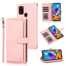 Load image into Gallery viewer, PU + TPU Horizontal Flip Leather Case with Holder &amp; Card Slot &amp; Wallet &amp; Lanyard, For Samsung Galaxy A11, For Samsung Galaxy A21s, For Samsung Galaxy A32 5G, For Samsung Galaxy A51 4G, For Samsung Galaxy A52 5G / 4G, For Samsung Galaxy A71 4G          ...