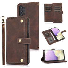 Load image into Gallery viewer, PU + TPU Horizontal Flip Leather Case with Holder &amp; Card Slot &amp; Wallet &amp; Lanyard, For Samsung Galaxy A11, For Samsung Galaxy A21s, For Samsung Galaxy A32 5G, For Samsung Galaxy A51 4G, For Samsung Galaxy A52 5G / 4G, For Samsung Galaxy A71 4G          ...