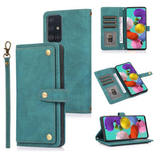 Load image into Gallery viewer, PU + TPU Horizontal Flip Leather Case with Holder &amp; Card Slot &amp; Wallet &amp; Lanyard, For Samsung Galaxy A11, For Samsung Galaxy A21s, For Samsung Galaxy A32 5G, For Samsung Galaxy A51 4G, For Samsung Galaxy A52 5G / 4G, For Samsung Galaxy A71 4G          ...
