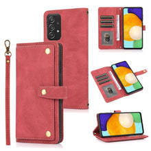Load image into Gallery viewer, PU + TPU Horizontal Flip Leather Case with Holder &amp; Card Slot &amp; Wallet &amp; Lanyard, For Samsung Galaxy A11, For Samsung Galaxy A21s, For Samsung Galaxy A32 5G, For Samsung Galaxy A51 4G, For Samsung Galaxy A52 5G / 4G, For Samsung Galaxy A71 4G          ...