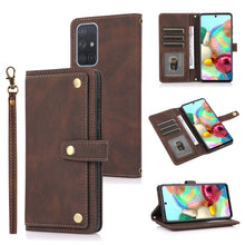 Load image into Gallery viewer, PU + TPU Horizontal Flip Leather Case with Holder &amp; Card Slot &amp; Wallet &amp; Lanyard, For Samsung Galaxy A11, For Samsung Galaxy A21s, For Samsung Galaxy A32 5G, For Samsung Galaxy A51 4G, For Samsung Galaxy A52 5G / 4G, For Samsung Galaxy A71 4G          ...