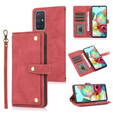 Load image into Gallery viewer, PU + TPU Horizontal Flip Leather Case with Holder &amp; Card Slot &amp; Wallet &amp; Lanyard, For Samsung Galaxy A11, For Samsung Galaxy A21s, For Samsung Galaxy A32 5G, For Samsung Galaxy A51 4G, For Samsung Galaxy A52 5G / 4G, For Samsung Galaxy A71 4G          ...