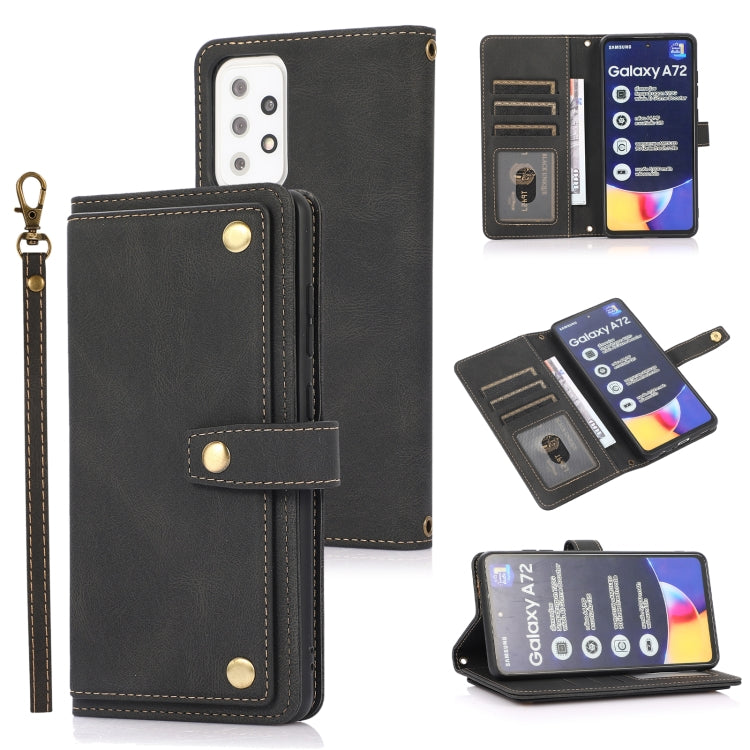 PU + TPU Horizontal Flip Leather Case with Holder & Card Slot & Wallet & Lanyard, For Samsung Galaxy A11, For Samsung Galaxy A21s, For Samsung Galaxy A32 5G, For Samsung Galaxy A51 4G, For Samsung Galaxy A52 5G / 4G, For Samsung Galaxy A71 4G          ...