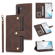 Load image into Gallery viewer, PU + TPU Horizontal Flip Leather Case with Holder &amp; Card Slot &amp; Wallet &amp; Lanyard, For Samsung Galaxy Note 10 Pro, For Samsung Galaxy Note20, For Samsung Galaxy S20 FE, For Samsung Galaxy S20+, For Samsung Galaxy S21 FE 5G, For Samsung Galaxy S21+ 5G   ...