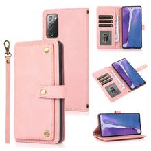 Load image into Gallery viewer, PU + TPU Horizontal Flip Leather Case with Holder &amp; Card Slot &amp; Wallet &amp; Lanyard, For Samsung Galaxy Note 10 Pro, For Samsung Galaxy Note20, For Samsung Galaxy S20 FE, For Samsung Galaxy S20+, For Samsung Galaxy S21 FE 5G, For Samsung Galaxy S21+ 5G   ...