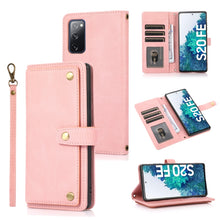 Load image into Gallery viewer, PU + TPU Horizontal Flip Leather Case with Holder &amp; Card Slot &amp; Wallet &amp; Lanyard, For Samsung Galaxy Note 10 Pro, For Samsung Galaxy Note20, For Samsung Galaxy S20 FE, For Samsung Galaxy S20+, For Samsung Galaxy S21 FE 5G, For Samsung Galaxy S21+ 5G   ...
