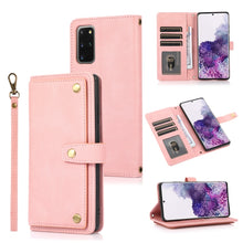 Load image into Gallery viewer, PU + TPU Horizontal Flip Leather Case with Holder &amp; Card Slot &amp; Wallet &amp; Lanyard, For Samsung Galaxy Note 10 Pro, For Samsung Galaxy Note20, For Samsung Galaxy S20 FE, For Samsung Galaxy S20+, For Samsung Galaxy S21 FE 5G, For Samsung Galaxy S21+ 5G   ...